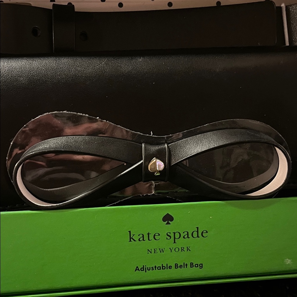 Kate Spade Black Belt Bag with Bow Detail - Picture 5 of 6